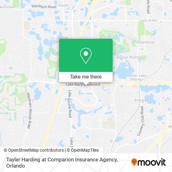 Tayler Harding at Comparion Insurance Agency map