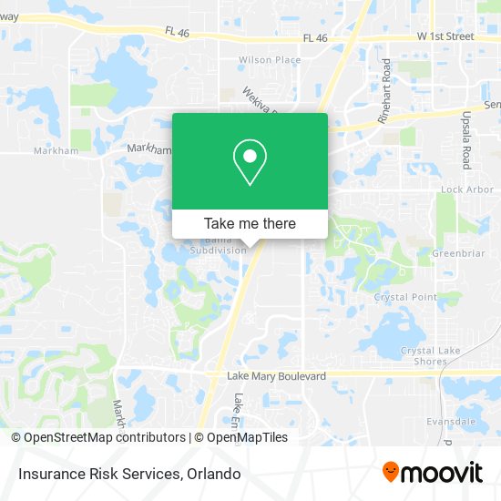 Insurance Risk Services map