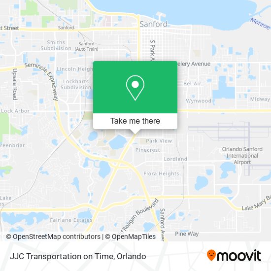 JJC Transportation on Time map