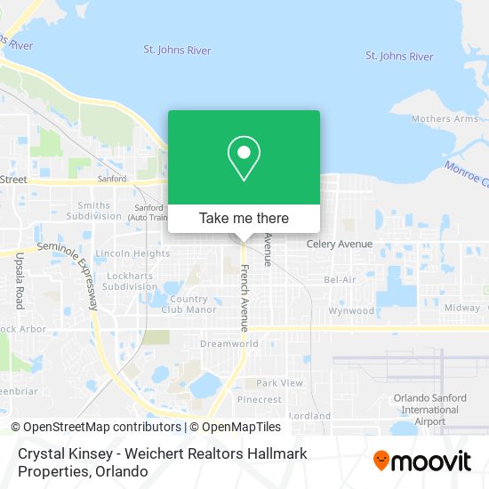 Crystal Kinsey - Weichert Realtors Hallmark Properties map