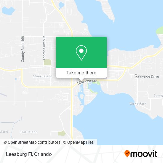 Leesburg Fl map