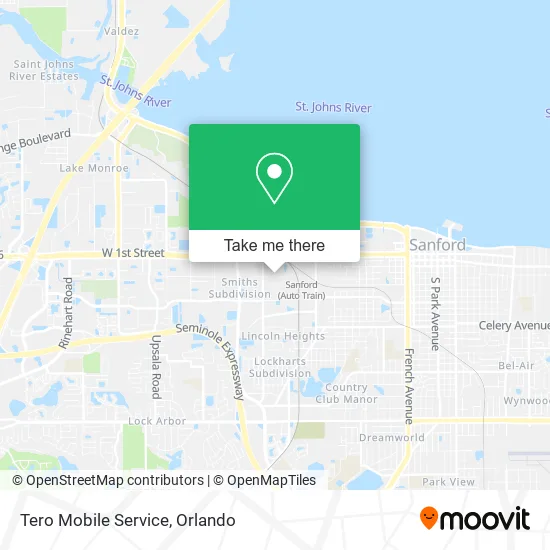 Tero Mobile Service map