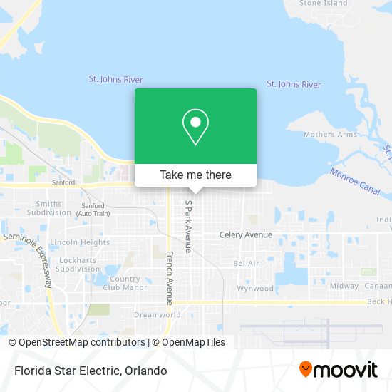 Mapa de Florida Star Electric