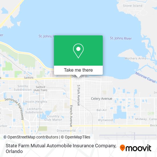 State Farm Mutual Automobile Insurance Company map