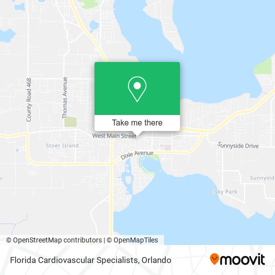 Florida Cardiovascular Specialists map