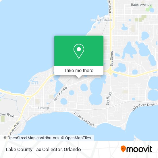 Lake County Tax Collector map