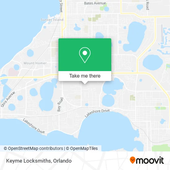 Keyme Locksmiths map