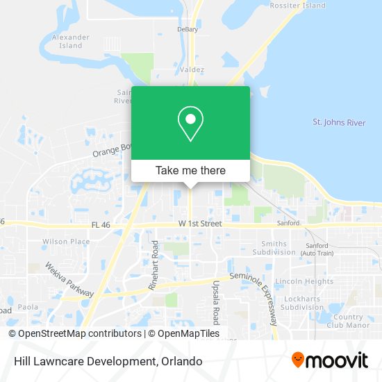 Mapa de Hill Lawncare Development