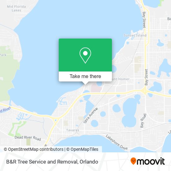 B&R Tree Service and Removal map