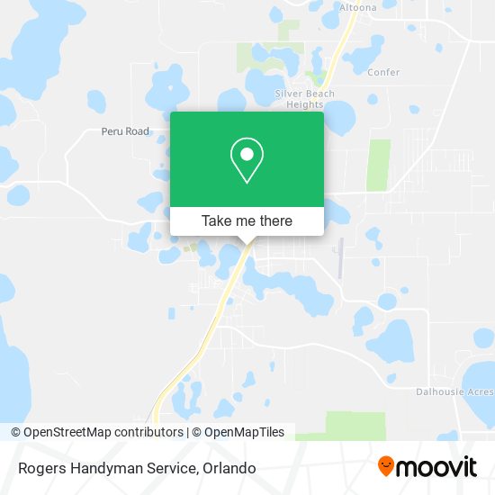 Rogers Handyman Service map