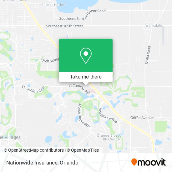 Mapa de Nationwide Insurance