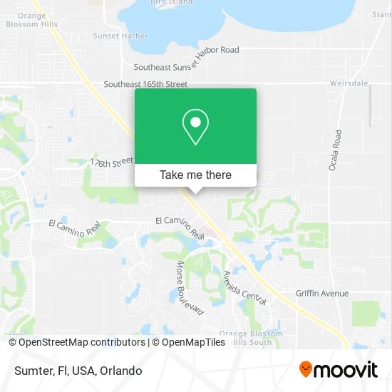 Sumter, Fl, USA map