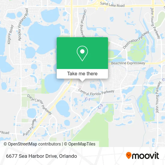 Mapa de 6677 Sea Harbor Drive