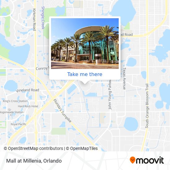 How to get to Mall at Millenia in Orlando by Bus?