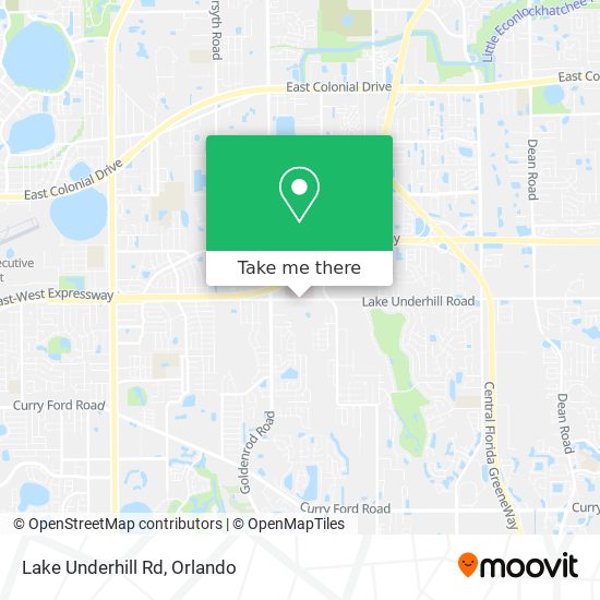 How to get to Lake Underhill Rd in Orlando by Bus or Train?