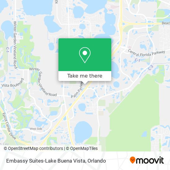 Embassy Suites-Lake Buena Vista map