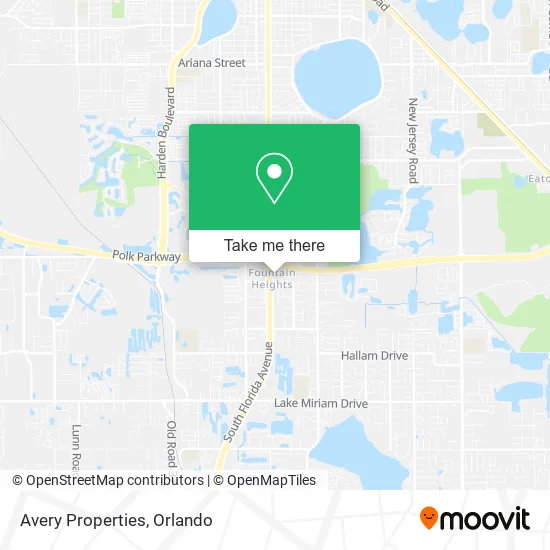 Avery Properties map