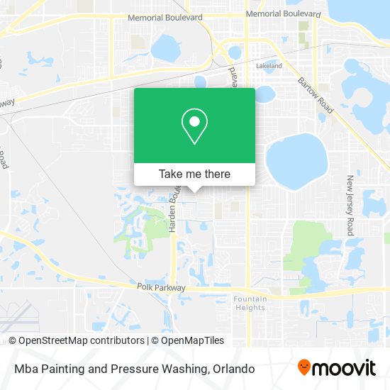 Mapa de Mba Painting and Pressure Washing