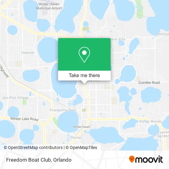 Freedom Boat Club map