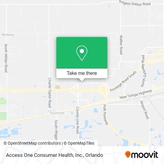 Mapa de Access One Consumer Health, Inc.