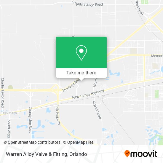 Mapa de Warren Alloy Valve & Fitting