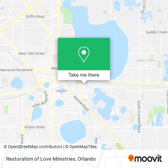 Restoration of Love Ministries map