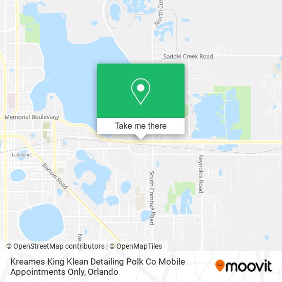 Kreames King Klean Detailing Polk Co Mobile Appointments Only map