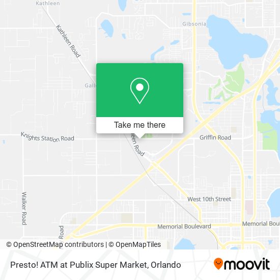 Presto! ATM at Publix Super Market map