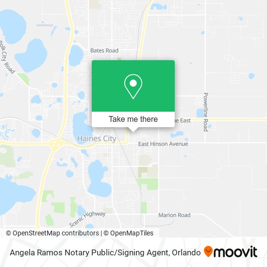 Mapa de Angela Ramos Notary Public / Signing Agent