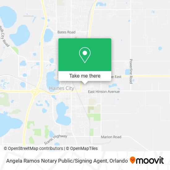 Angela Ramos Notary Public / Signing Agent map