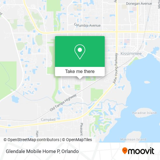 Glendale Mobile Home P map