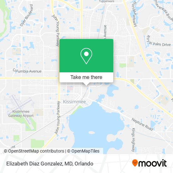 Elizabeth Diaz Gonzalez, MD map