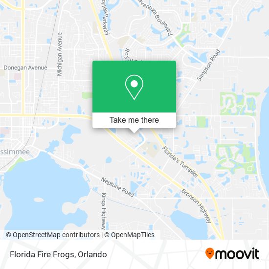 Florida Fire Frogs map