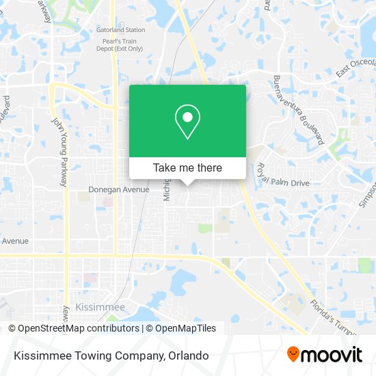 Kissimmee Towing Company map