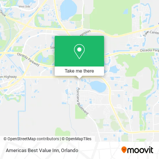 Americas Best Value Inn map