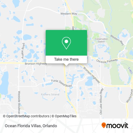 Mapa de Ocean Florida Villas