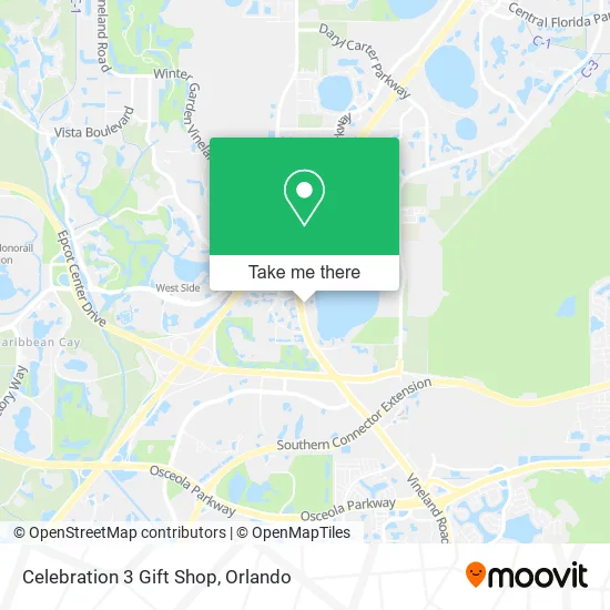 Celebration 3 Gift Shop map