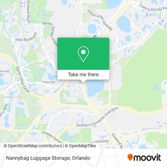 Nannybag Luggage Storage map