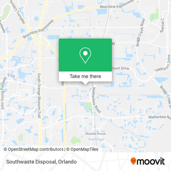 Southwaste Disposal map