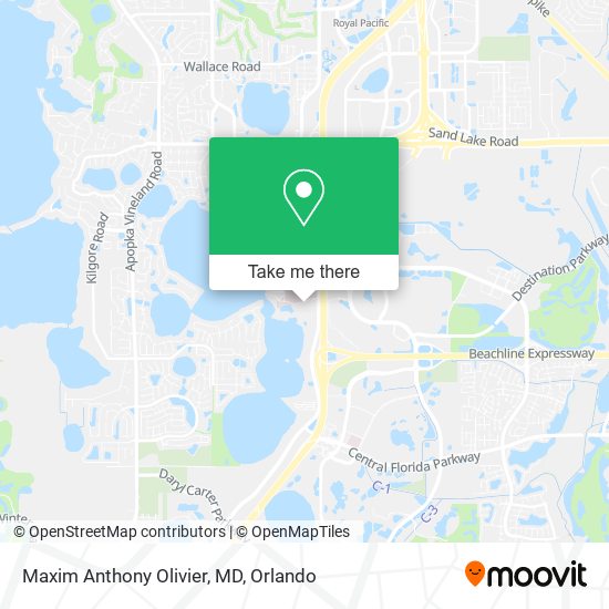 Mapa de Maxim Anthony Olivier, MD