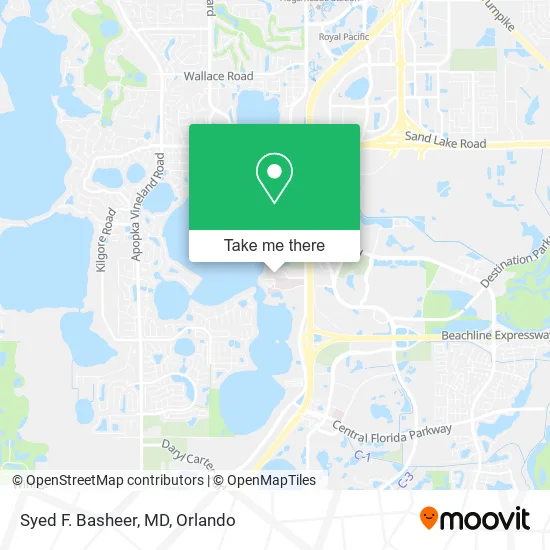 Syed F. Basheer, MD map