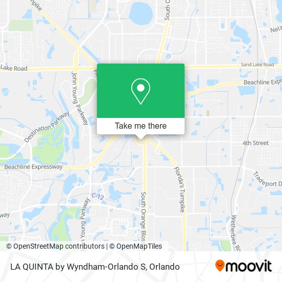 LA QUINTA by Wyndham-Orlando S map