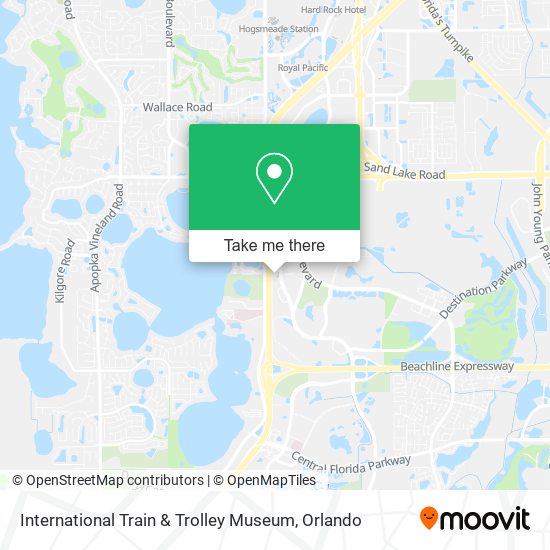 Mapa de International Train & Trolley Museum