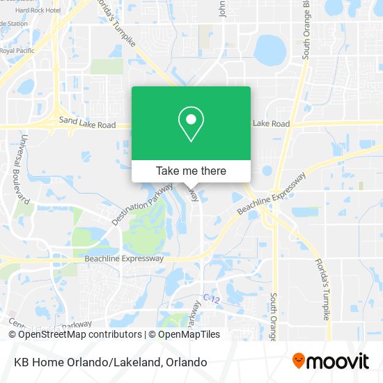 Mapa de KB Home Orlando/Lakeland