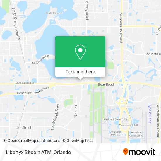 Libertyx Bitcoin ATM map