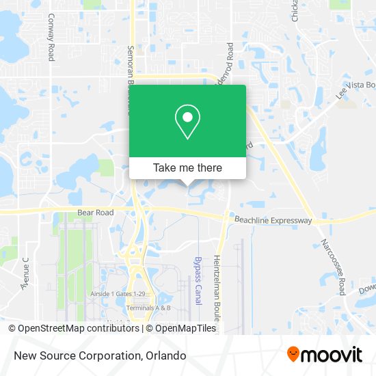 New Source Corporation map