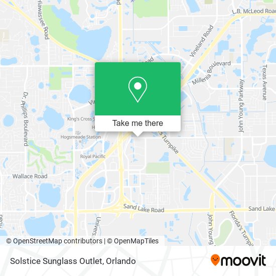 Solstice Sunglass Outlet map