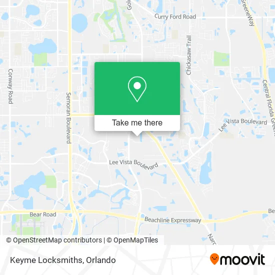 Keyme Locksmiths map