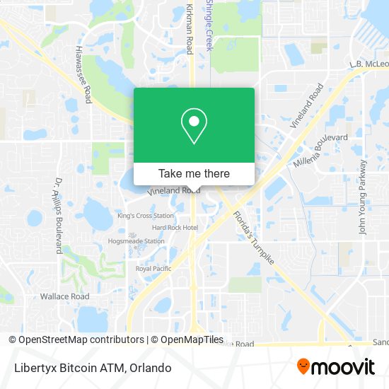 Libertyx Bitcoin ATM map