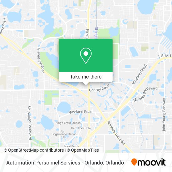 Automation Personnel Services - Orlando map